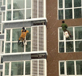 高空作業-外墻清洗案例3